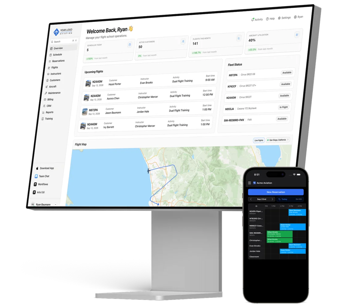 Sky Schedule on desktop and phone